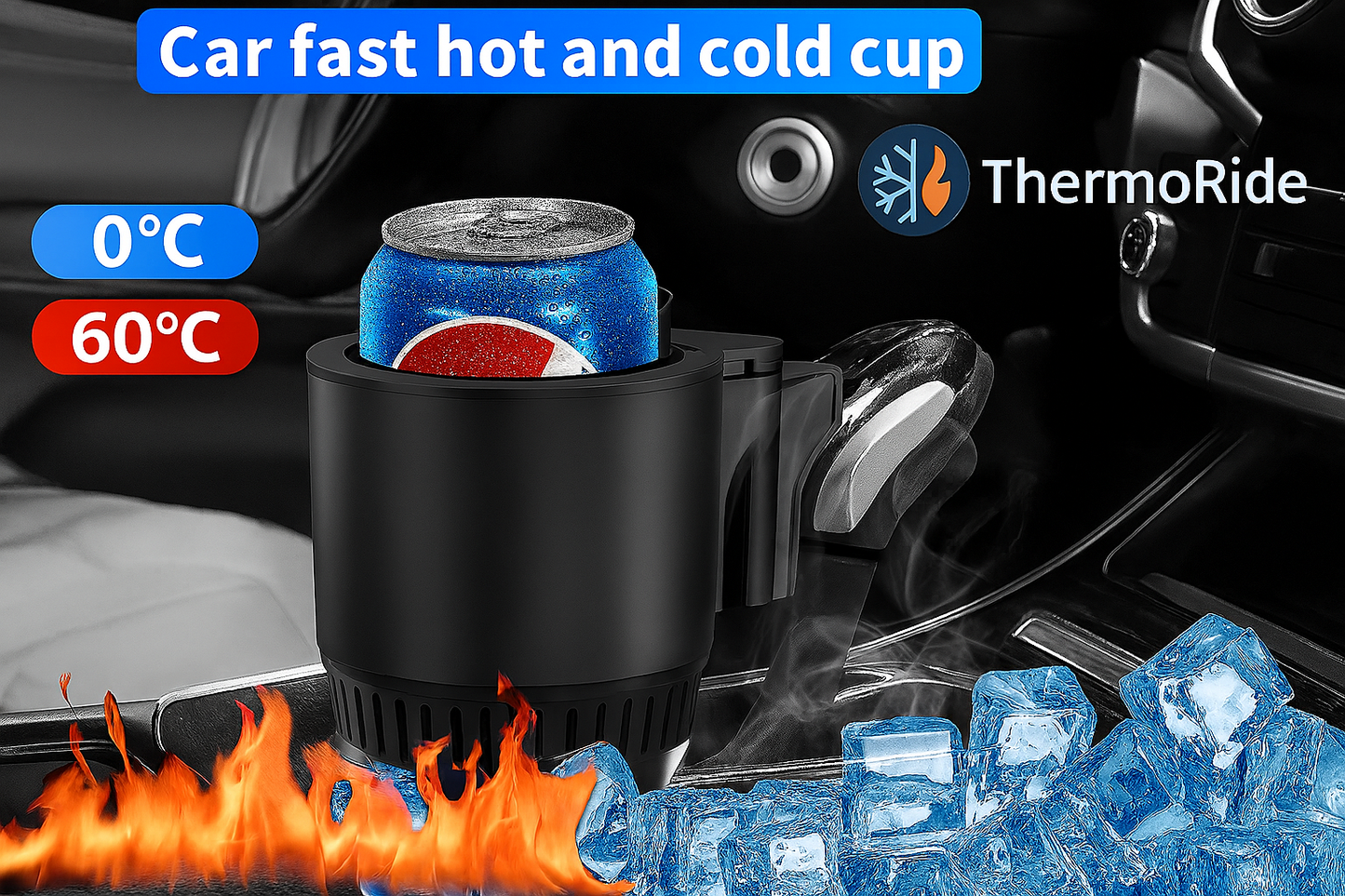 ThermoRide™ 2-in-1 Car Cup (Heat & Cool)